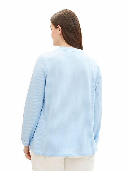 TOM TAILOR PLUS Langarmshirt im Streifendesign günstig online kaufen