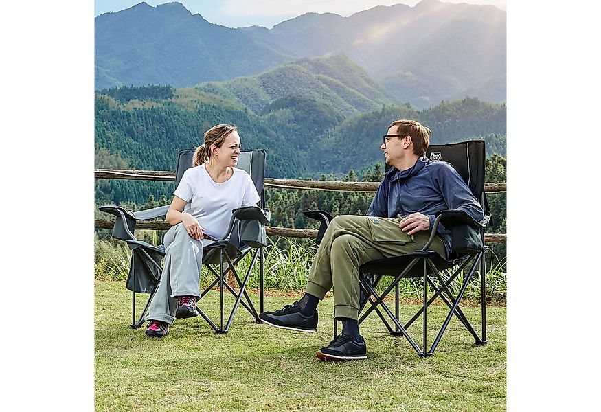 TIMBER RIDGE Campingstuhl Faltbarer Stuhl, 200KG Belastbar,TIMBER RIDGE Übe günstig online kaufen