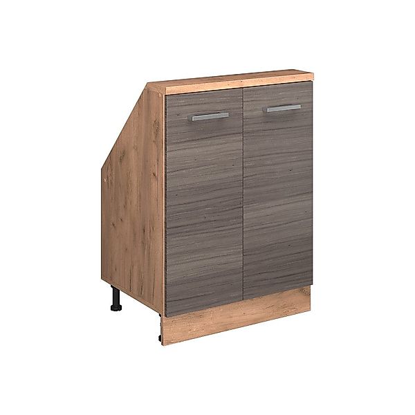 Vicco Unterschrank R-Line, Edelgrau/Goldkraft Eiche, 60 günstig online kaufen