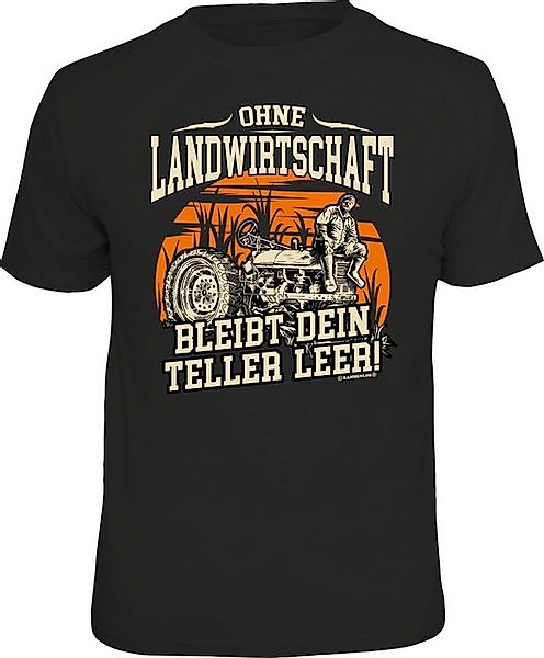 RAHMENLOS® T-Shirt für den Landwirt: Ohne Landwirtschaft bleibt dein Teller günstig online kaufen