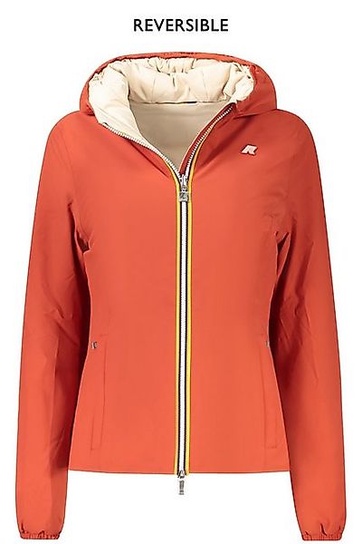 K-Way Outdoorjacke Wendbare Damenjacke in Ziegelrot/Rosa mit Kapuze und Rei günstig online kaufen