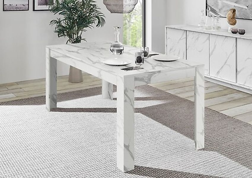 Home affaire Esstisch "Carrara", Breite 180 cm günstig online kaufen