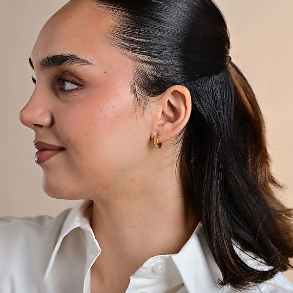 Adelia´s Klappcreolen "Damen Ohrringe – Klappcreole aus Edelstahl" Zum Vers günstig online kaufen