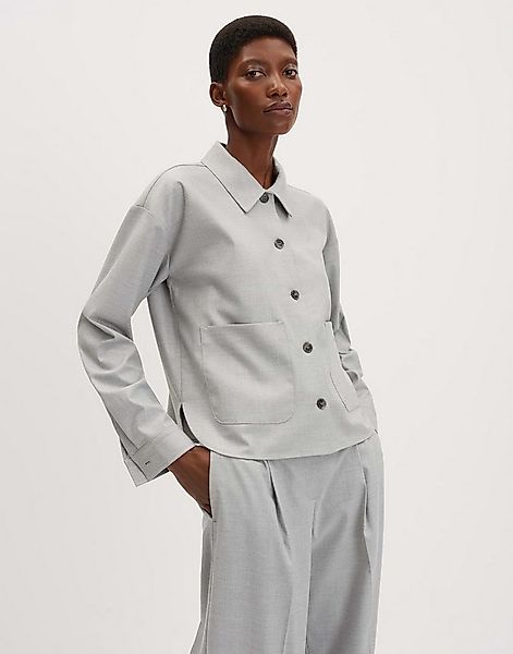 someday Hemdbluse ZAARI Regular Boxy aus weichem Flanell Fließender Flanell günstig online kaufen