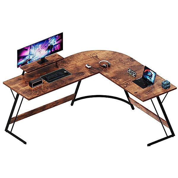 Furnicopia Eckschreibtisch L-Form Spedition Schreibtisch Computer günstig online kaufen