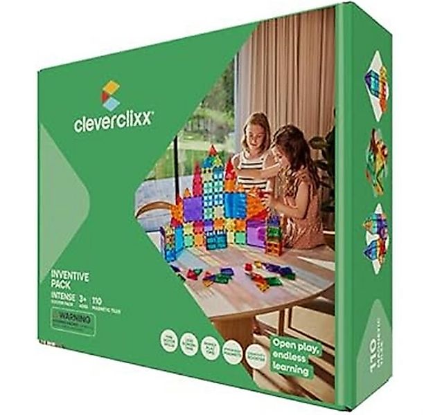 Cleverclixx Cleverclixx Erfindungs-Bausatz in Knallfarben 110 Teile Magnets günstig online kaufen