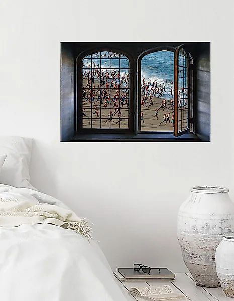 queence Wandsticker »Lets go swim« Wandsticker, Wandbild, selbstklebend, 3D günstig online kaufen