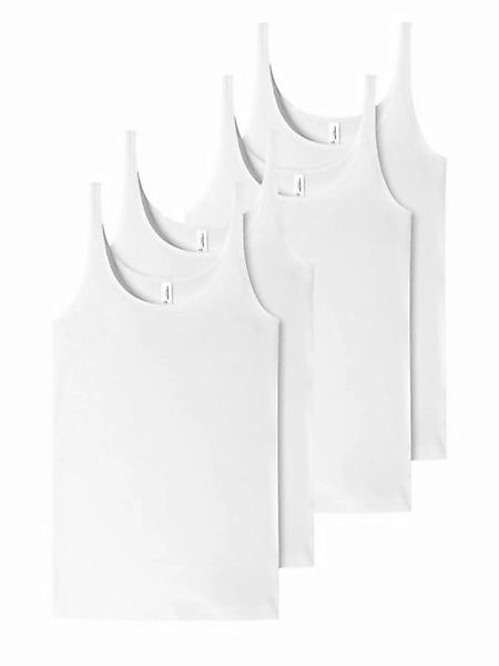 Schiesser Trägertop 95/5 Organic Cotton (4-tlg) träger-top shirt ärmellos günstig online kaufen