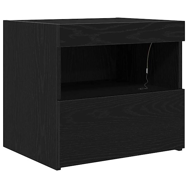 vidaXL Nachtschrank Schwarze Eiche 50 x 40 x 45 cm Holzwerkstoff 862184 günstig online kaufen