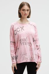 SOCCX Rundhalspullover mit Rollsäumen günstig online kaufen