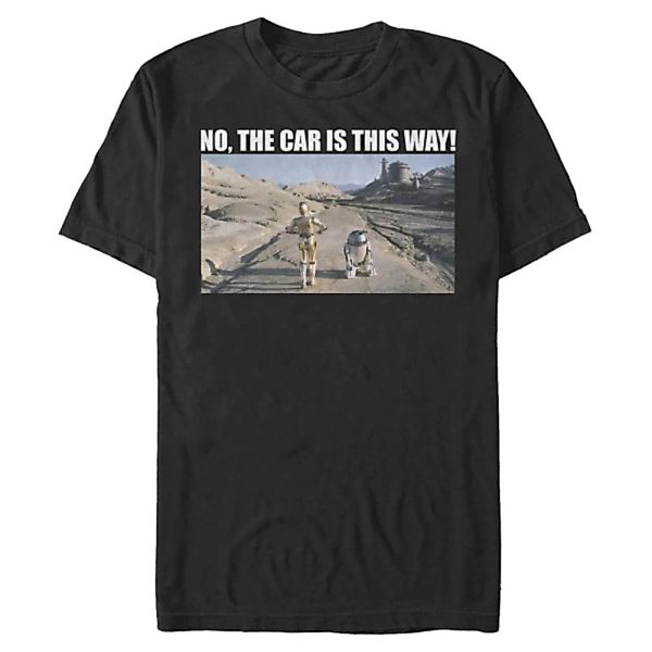 Star Wars - R2-D2 & C-3PO Where's The Car - Männer T-Shirt günstig online kaufen