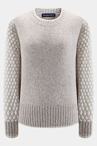 Zaubermond Strickpullover Zaubermond Strickpullover mit Strukturärmeln günstig online kaufen