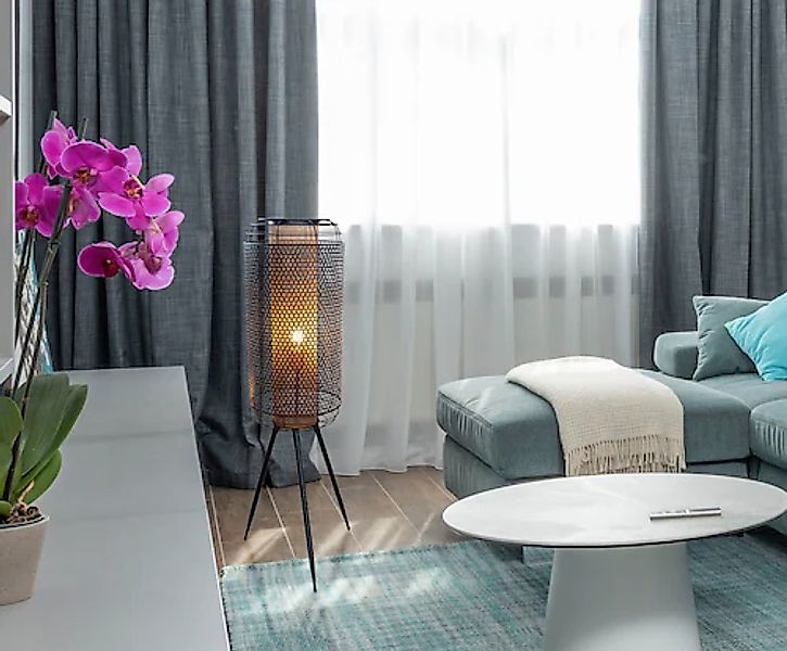 NOWA Stehlampe »DENTON«, Leuchtmittel E27   ohne Leuchtmittel, Dekor günstig online kaufen