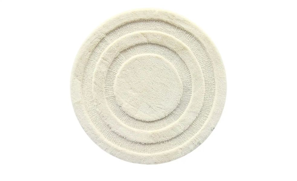 levelone Webteppich  Bunny Circles ¦ beige ¦ Synthetische Fasern Ø: 70 Tepp günstig online kaufen