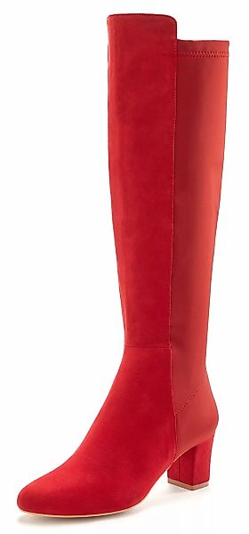 LASCANA Stiefel, mit Stretcheinsatz und Langschaft, Stiefelette, Langer Sti günstig online kaufen