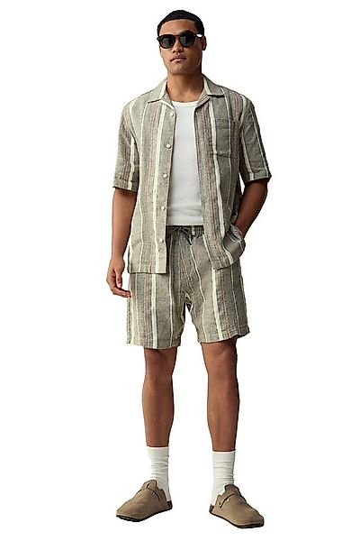 Next Shorts Shorts aus Leinenmix mit Elastikbund und Streifen (1-tlg) günstig online kaufen