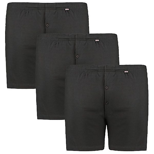 ADAMO 3er-Pack Boxershorts Farbe grau Größe: 10 günstig online kaufen