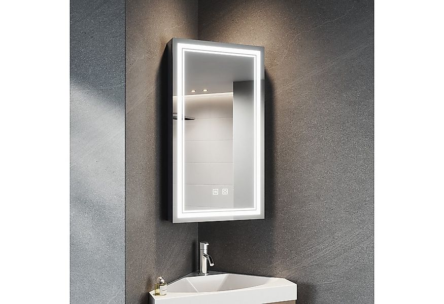 SONNI Badezimmerspiegelschrank Doppeltüriger Badspiegelschrank mit 3 Farbli günstig online kaufen