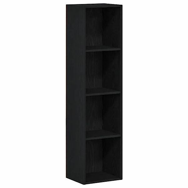 vidaXL, Bücherregal, Schwarz Eichen-Optik 36 x 30 x 143 cm Holzwerkstoff 86 günstig online kaufen