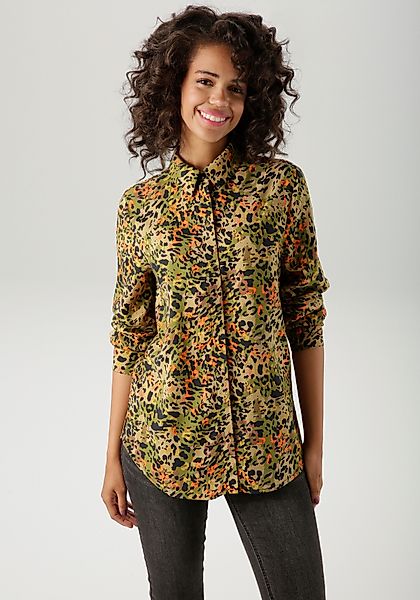 Aniston CASUAL Hemdbluse mit farbenfrohen, grafischen günstig online kaufen