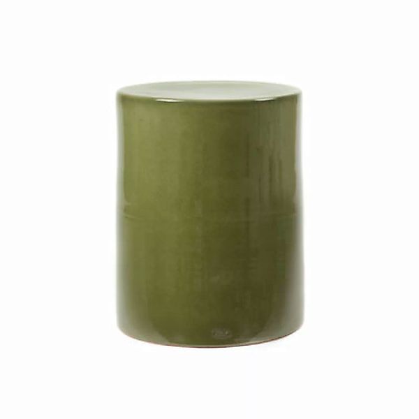 Beistelltisch Pawn keramik grün / Hocker - Ø 37 x H 46 cm - Keramik - Serax günstig online kaufen
