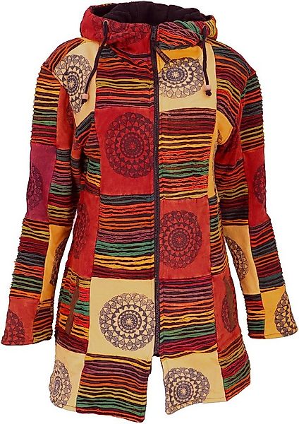 Guru-Shop Langjacke Goa Patchwork Kurzmantel, Boho Hippie Jacke -.. alterna günstig online kaufen