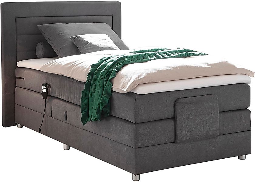 ED EXCITING DESIGN Boxspringbett "Saba 2", inkl. Motor und Topper günstig online kaufen