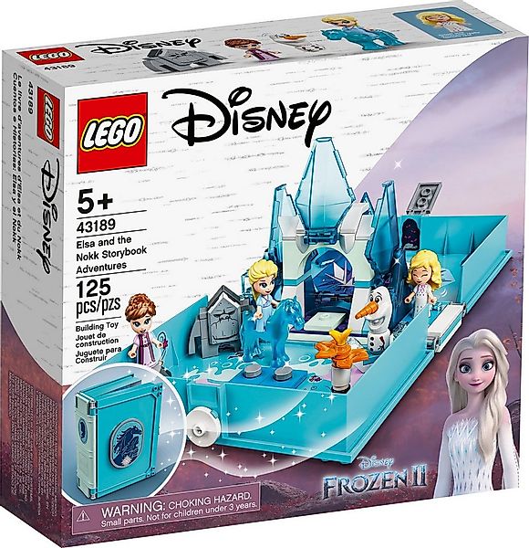 LEGO® LEGO® Disney 43189 Elsas Märchenbuch Konstruktionsspielsteine, (125 S günstig online kaufen