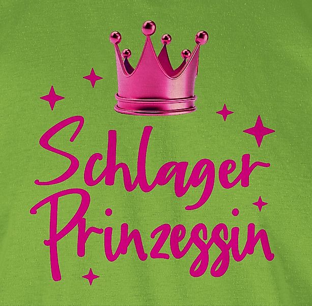 Shirtracer T-Shirt Schlager Prinzessin - Konzert günstig online kaufen