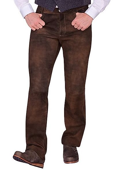Spieth & Wensky Trachtenlederhose Lederhose lang - TASSILO - lava günstig online kaufen