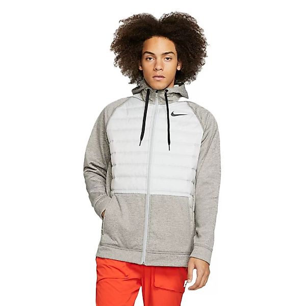 Nike Therma Winterized Sweatshirt Mit Reißverschluss XL Dark Grey Heather / günstig online kaufen