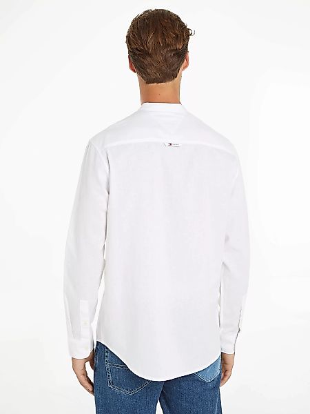 Tommy Jeans Langarmhemd "TJM REG MAO LINEN BLEND SHIRT" günstig online kaufen