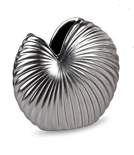 formano Dekovase Vase Tischvase rund Silber günstig online kaufen