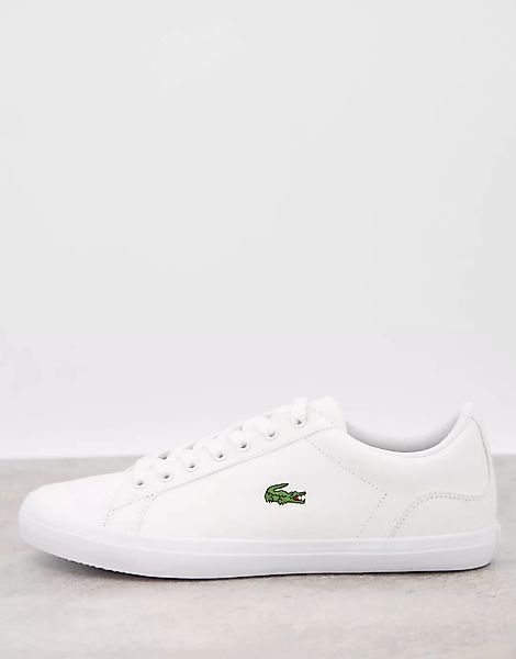 Lacoste – Lerond BL 2 – Sneaker aus weißem Canvas günstig online kaufen