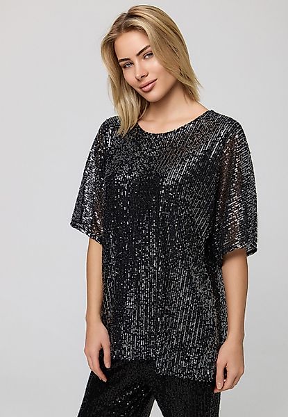 Worldclassca Paillettenshirt Worldclassca Paillettenshirt Oversize Bluse günstig online kaufen