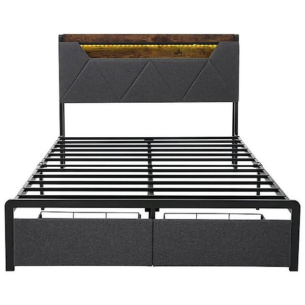 Gotagee Polsterbett Doppelbett 160x200 cm Jugendbett Multifunktionsbett fla günstig online kaufen