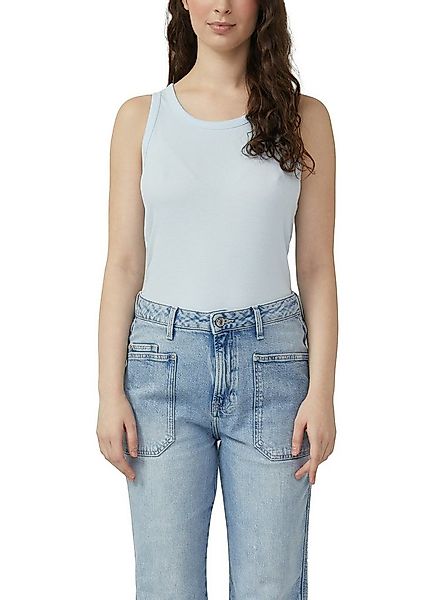 s.Oliver Tanktop in Rippoptik, Regular Fit, Rundhalsausschnitt günstig online kaufen