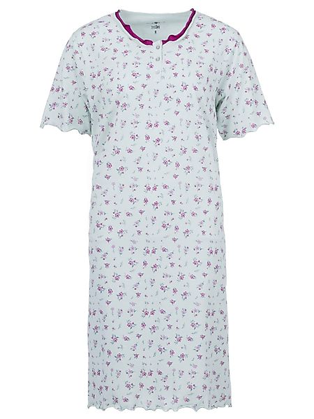 zeitlos Nachthemd Nachthemd Kurzarm - Rüsche günstig online kaufen