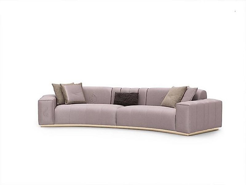 Xlmoebel Sofa Großes Sofa mit sechs Sitzplätzen, Polstermöbel aus Stoff für günstig online kaufen