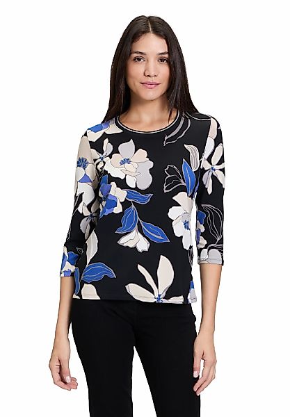 Betty Barclay 3/4-Arm-Shirt "Betty Barclay Basic Shirt mit Print", Rippbünd günstig online kaufen