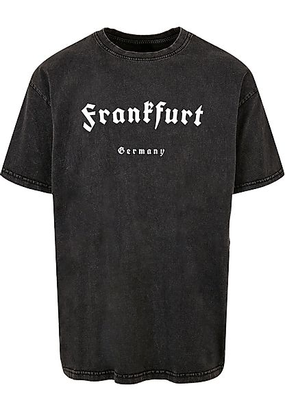 Merchcode T-Shirt "Merchcode Herren Frankfurt X Acid Washed Heavy Oversize günstig online kaufen
