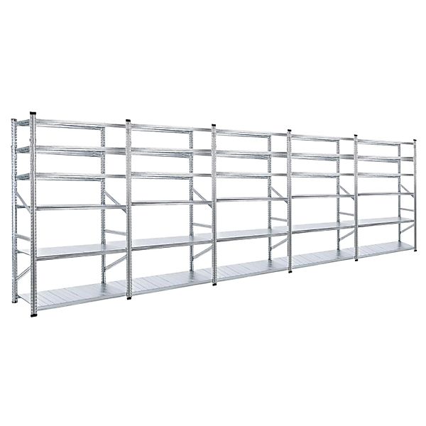 PROREGAL Fachbodenregal Proximo  Stecksystem 210 x 450 x 60 cm 6 Ebenen Bei günstig online kaufen