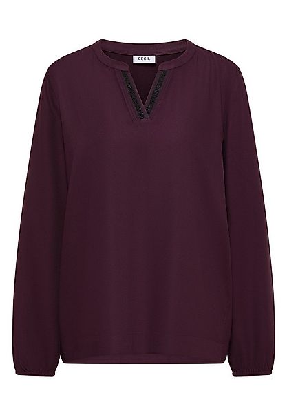 CECIL Blusenshirt Solid Deco Blouse günstig online kaufen