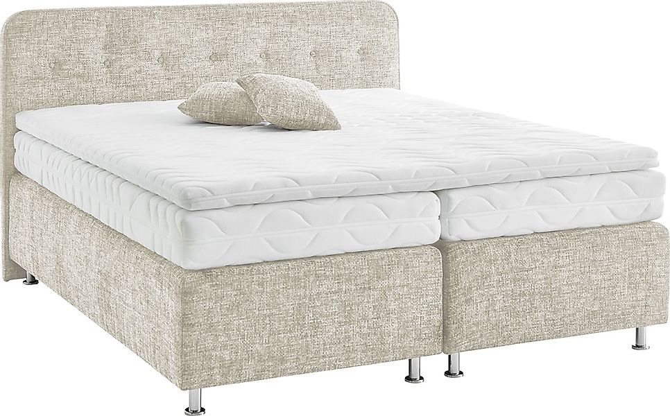 Westfalia Schlafkomfort Boxspringbett »Sapporo«, Inkl. Zierkissen, wählbar günstig online kaufen