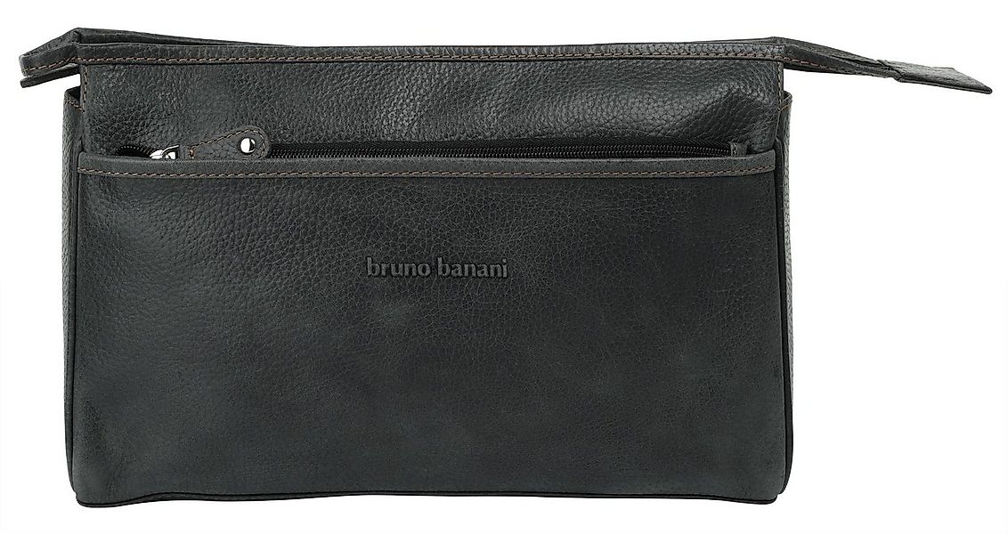 Bruno Banani Kulturbeutel, echt Leder günstig online kaufen
