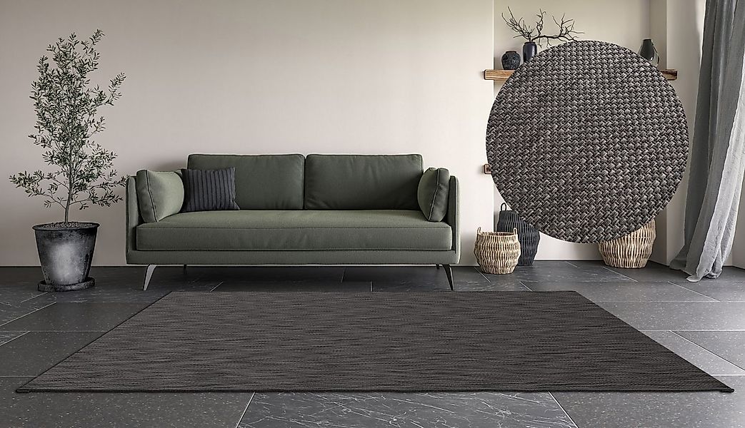 my home Teppich Florida, Made in Belgium, rechteckig, Höhe: 7 mm, Outdoor, günstig online kaufen