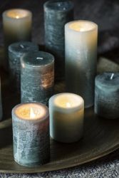 Ib Laursen Rustic-Kerze Rustikale Stumpenkerze günstig online kaufen