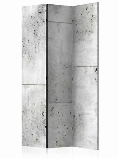 artgeist Paravent Concretum murum [Room Dividers] grau/weiß Gr. 135 x 172 günstig online kaufen