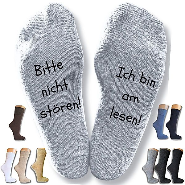 bentini Basicsocken Spruchsocken Bitte nicht stören! günstig online kaufen