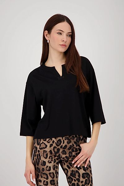 Monari Sweatshirt "Sweatshirt Schmuck Detail", Mit Rundhalsausschnitt mit S günstig online kaufen
